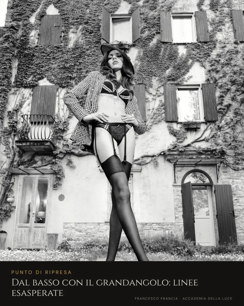 fotografia e prospettiva dal basso - fotografia di moda di francesco francia